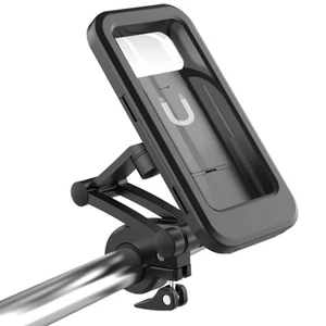 Porta Cellulare Bicicletta Mountain Bike Borsa Impermeabile Nero - Foto 1 di 7