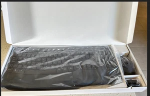 Microsoft Wireless Comfort Desktop 5050 Keyboard & Mouse UK Qwerty - Picture 1 of 4