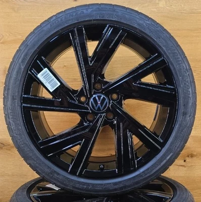 VW Golf 8 Bergamo Sommerräder 18 Zoll Golf R GTE GTI Clubsport 5H0601025AB Neu - Bild 1 von 4