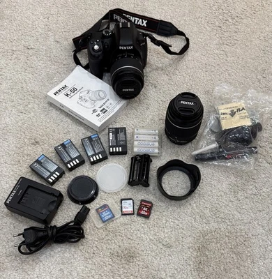 Kamera Spiegelreflex Digital Ricoh PENTAX K-50 - top - Komplettset - Bild 1 von 4