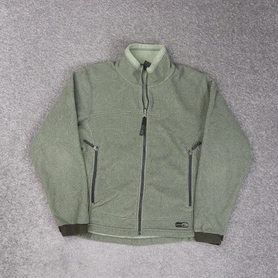 REI женщин флис полный молнии большой зеленый длинным рукавом карманы куртка - Изображение 1 из 4