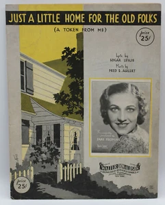 Just a Little Home for the Old Folks - Edgar Leslie & Fred E Ahlert - Noten - Bild 1 von 3