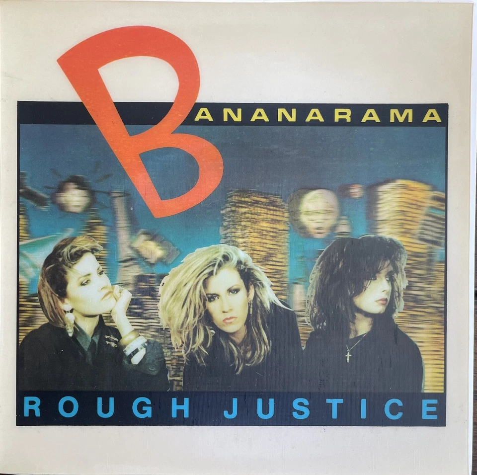 BANANARAMA - Rough Justice – Ltd. Ed. UK 7" Vinyl. London Records. 3D Cover Rare - Image 1 of 4