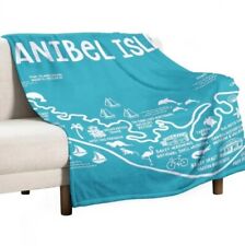 Sanibel Island FL- custom blanket throw 60"×80"