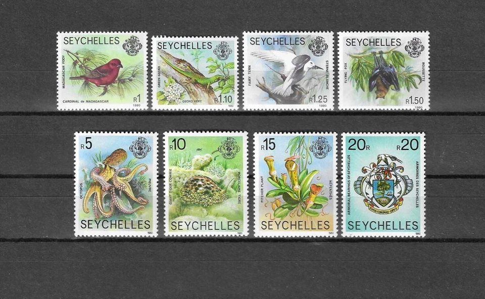 SEYCHELLES 1981/91 SG 487/494 MNH Foto 1 de 1