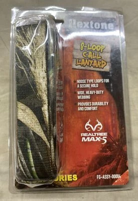 Flextone 8-Loop Predator Call Lanyard (Realtree Max-4) #FG-ASSY-00004 - Image 1 of 3