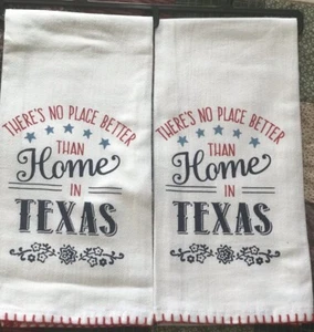 Toallas de té de cocina Kay Dee Designs Texas (2) sacos de harina kringle de algodón de 18""x26 - Imagen 1 de 5