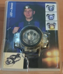 Kopfscheinwerfer mit 3 LEDs und Xenon - Kopflampe - Outdoorlampe - Stirnlampe - Bild 1 von 4