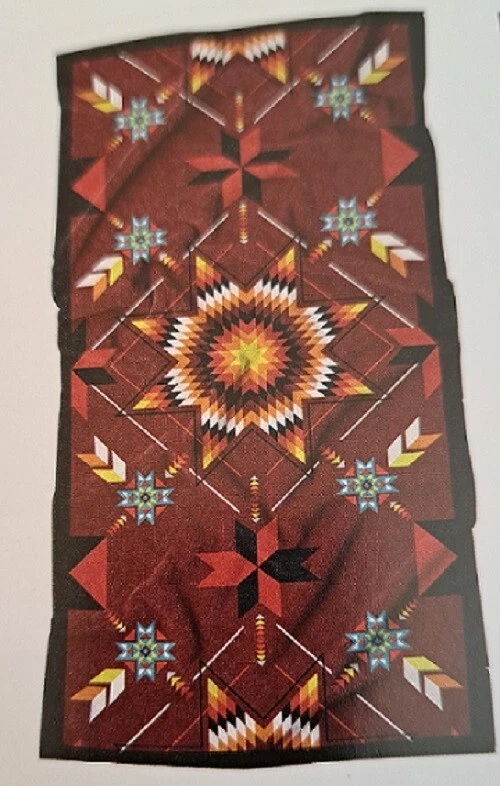 Nueva toalla de regalo Star roja borgoña de gran tamaño para baño playa piscina nativa del suroeste suave Foto 1 de 2