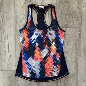 Athleta XS Damen Racerback Tank Top Mehrfarbig Trainingsshirt Stretch - Bild 1 von 8
