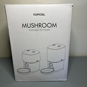 Yuposl Mushroom Automatic Pet Feeder Brand New In Box!