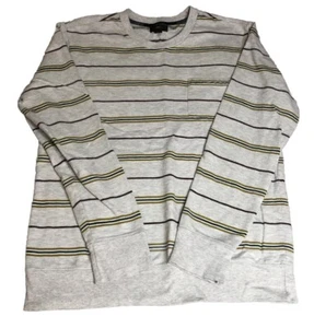 Obey Worldwide Striped Crew Neck Sweater Men’s Size Medium Skate wear - Picture 1 of 7