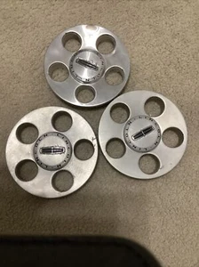 Ford Lincoln Machined w/ Black Logo Wheel Center Cap Hub Cap 3W43-1A096-CA 6.25" - Picture 1 of 8