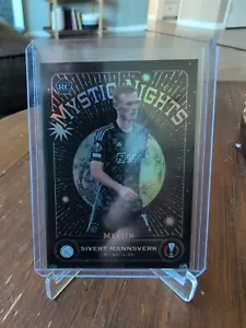 23/24 Topps Chrome Merlin UCC SIVERT MANNSVERK RC MYSTIC NIGHTS AJAX #MN-19 - Picture 1 of 2