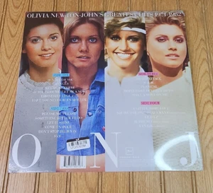 Olivia Newton John - Greatest Hits 71-82 Exclusive Pink & Blue Vinyl 2xLP New - Picture 1 of 2