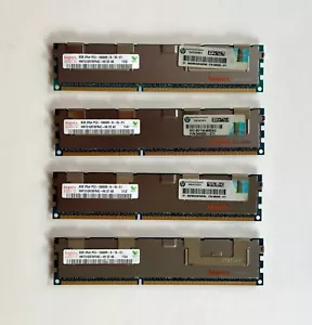 32 gb ram for 2010 Mac Pro HP P/N 500205-071, 8GB 2Rx4 PC3-10600R-9-10-E1.1333 - Picture 1 of 2