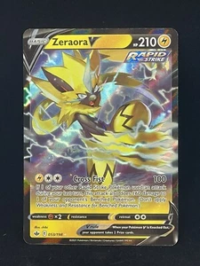 Pokemon TCG - Zeraora V #053/198 Ultra Rare SWSH06: Chilling Reign NM - Picture 1 of 2