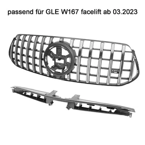 KÜHLERGRILL PANAMERICANA FÜR MERCEDES GLE W167 C167 V167 AB 2023 AMG LINE CHROM - Bild 1 von 6