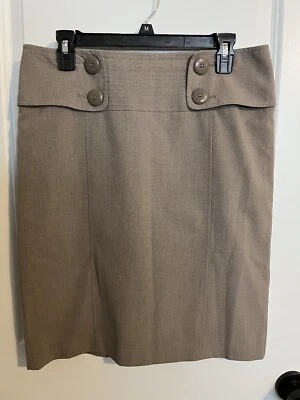 Apt. 9 Size 10 Pencil Skirt Brown Knee Length Business Casual Straight Modest - Image 1 of 4