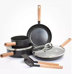 Greenpan Hudson Gesunde Keramik Antihaftbeschichtet, 8 Stück Kochgeschirr Töpfe und Pfannen Set - Bild 1 von 1