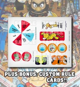 Popeye Saves the Earth Pinball Target Decal Mod plus BONUS!! - Picture 1 of 10