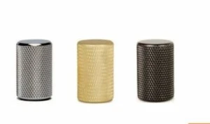 Manopola Graf zigrinata diametro 17 mm Maniglia per cucina, mobile, armadio, cassetto, armadio - Foto 1 di 6