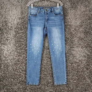 Pantalones de mezclilla Anne Klein para mujer novia azul deslumbrado talla 6 - Imagen 1 de 6