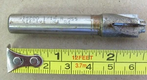 "CORTADOR DE HERRAMIENTAS NIAGARA 14200, 1/16 R, 4 FLAUTA ESQUINA REDONDEO MOLINO EXTREMO, OAL 2,5" - Imagen 1 de 7