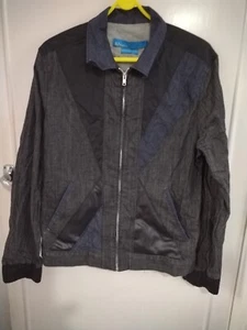 KN Key Used Mens Multicoloured Light Weight Jacket UK size L (Bust 42 Inches) - Picture 1 of 10