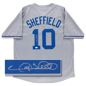 Gary Sheffield signiertes Trikot (JSA COA) Los Angeles Dodgers individuell grau Baseball - Bild 1 von 7