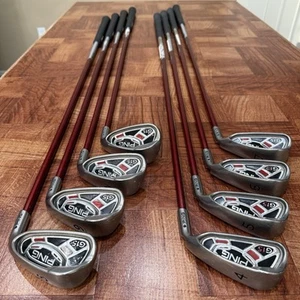 Ping G15 Iron Set 4-PW-SW Black Dot Graphite Soft Regular Right-Handed RH - Picture 1 of 19