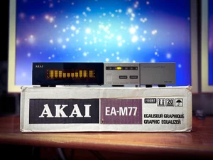 AKAI EA-M77 πRaReπ Vintage Stereo Digial Equalizer - Picture 1 of 9