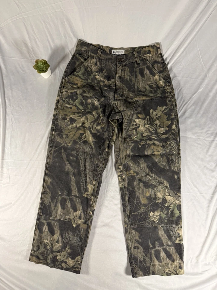 Pantalones Columbia Carpenter Doble Rodilla Camuflados Talla 32 X 30 Jean Cargo Foto 1 de 4