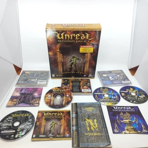 Unreal Mission Pack 1 I + Unreal + Tournament - Big Box PC Game - Complete CIB - Picture 1 of 22