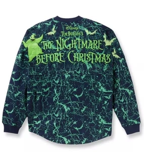 Camiseta deportiva 2025 Disney Parks Halloween Oogie Boogie Spirit brilla en la oscuridad talla S - Imagen 1 de 8