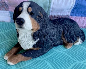 "Figura Sandra Brue Bernese Mountain Dog Sandicast firmada de colección 5 lb Lg 10 1/2"" EE. UU." - Imagen 1 de 13