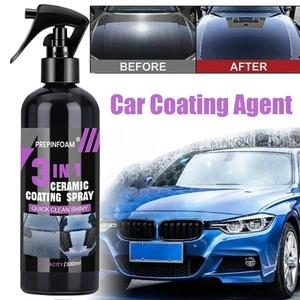 3In1 Car Ceramic Nano Coating Liquid 100ml Polish Crystal Hydrophobic X7H8 - Picture 1 of 9