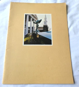 VIntage 1980 Rolls Royce Sales Brochure Booklet - Bild 1 von 5