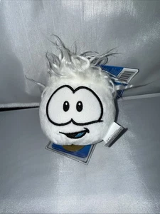 Disney Club Penguin Series 3 White Puffle New With Tags And Coin Approx 4” - Picture 1 of 4