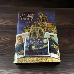 VAN GOGH PAINTINGS: 24 CARDS (DOVER POSTCARDS) By Van Vincent Gogh Complete Set - Picture 1 of 10