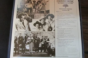 Vintage # 93-94  Spade Cooley and Hank Thompson  Western Swing vol 3   Never Use - Picture 1 of 9