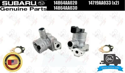 SUBARU Genuine Impreza WRX STI Forester Secondary Air Suction Valve Set OEM - Изображение 1 из 4