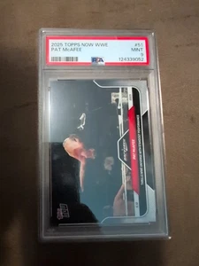2025 Topps Now WWE Backlash 51 Pat McAfee PSA 9 - Imagen 1 de 2