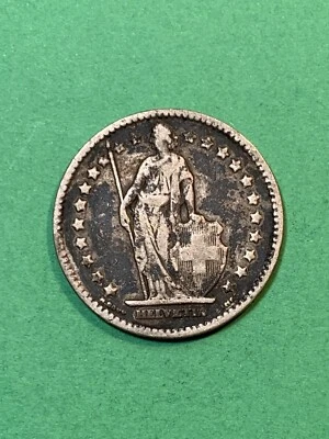 1906 Switzerland 🇨🇭 Silver 1 Franc (A1774) - Image 1 of 4