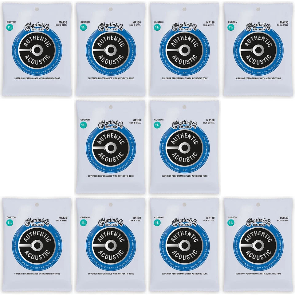 Martin Ma130 Authentic Acoustic Guitar Strings