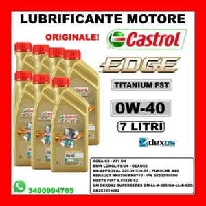 OLIO CASTROL EDGE FST 0W40 TITANIUM ACEA C3 DA 7 LITRI - Bild 1 von 2