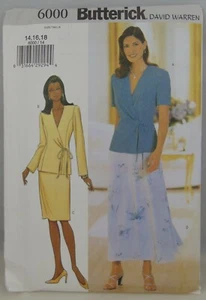 Butterick Muster 6000 Übergröße Damen Anzug 14-18 - Bild 1 von 2