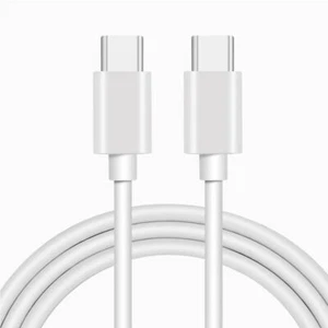 USB C To USB C Fast Charger PD 60W Dual Type C Charging Data Sync USB Cable - Picture 1 of 3