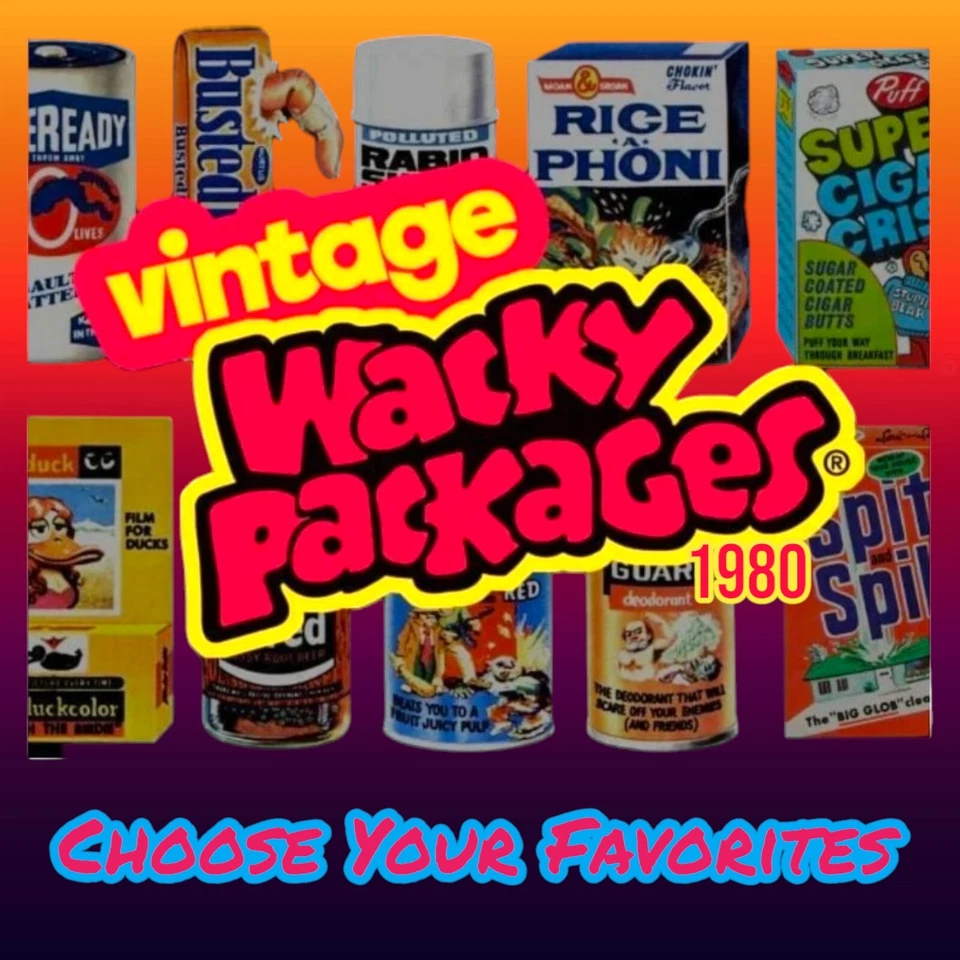 Topps Wacky Packages 1980 ChooseYour Favorites - Image 1 of 1