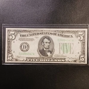 1934 (Five) $5 Dollar Federal Reserve Banknote - Cleveland, OH (Very Nice) - Picture 1 of 6